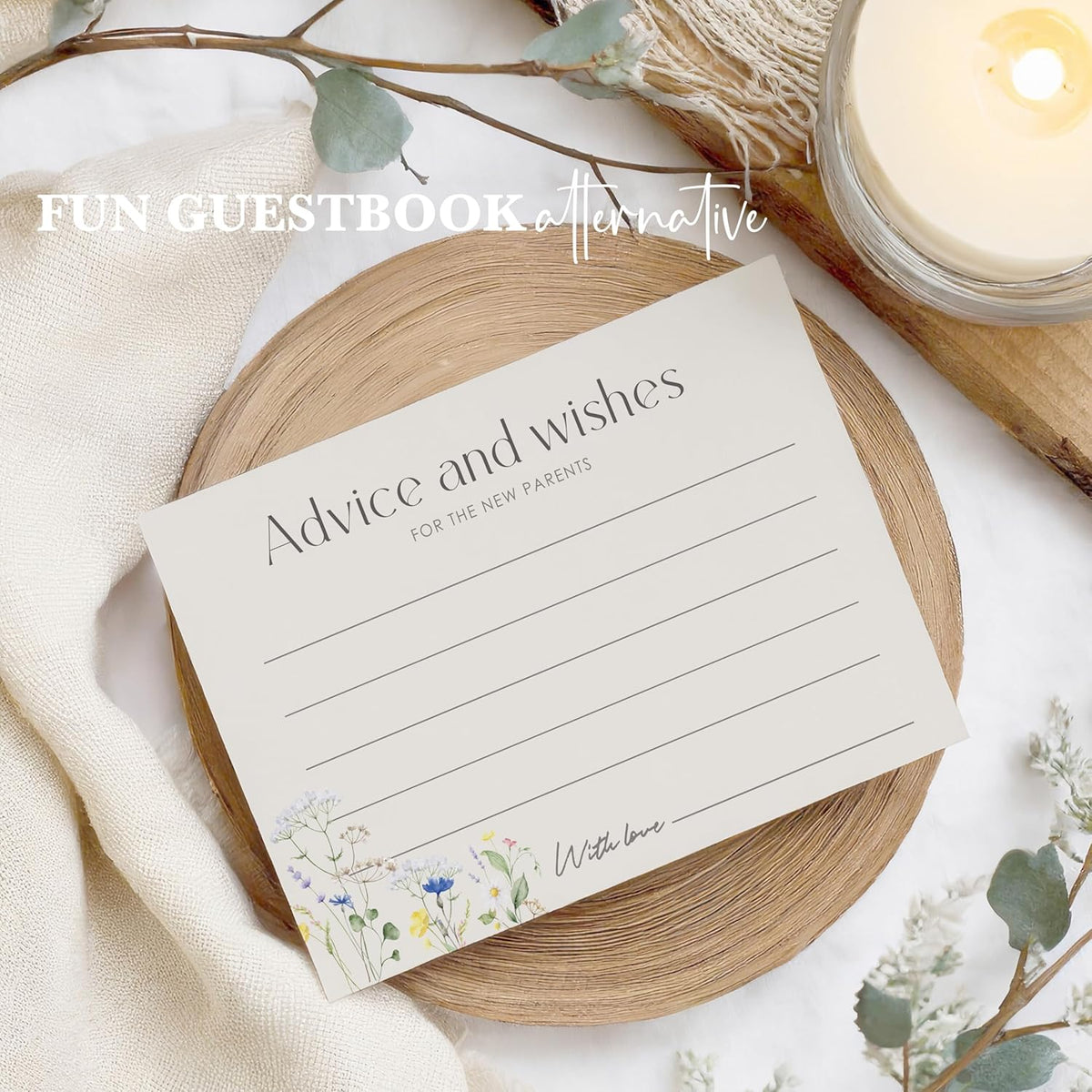Advice For New Parents Baby Shower, Baby Predictions & Advice Cards For Baby Shower Games