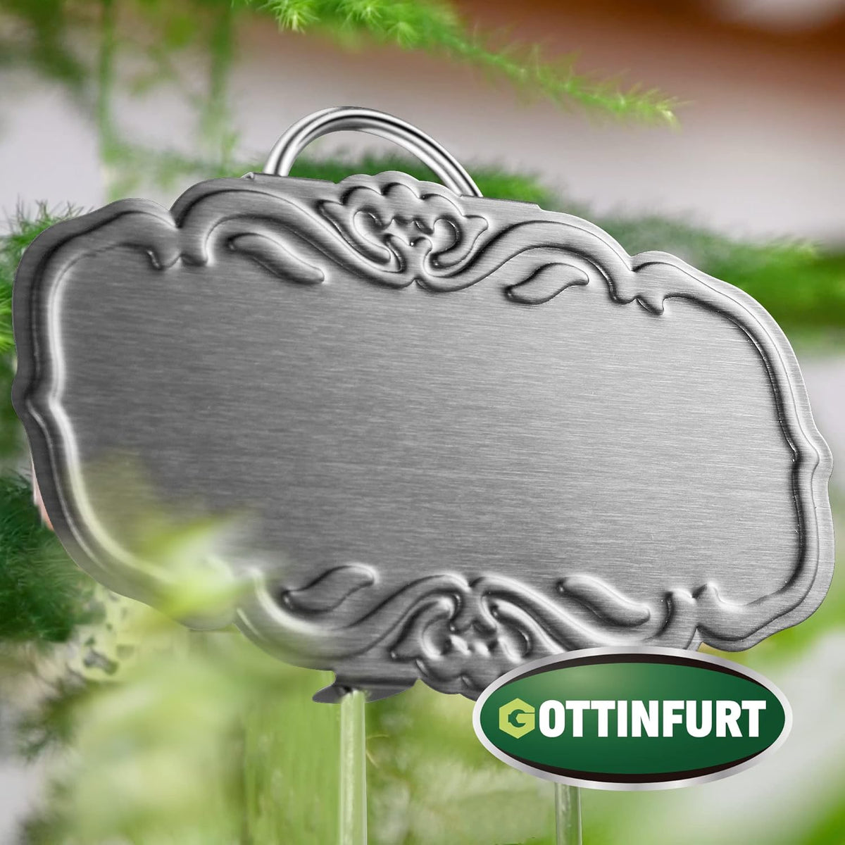 Updated Metal Plant Labels for Garden, 25 Pack Stainless Steel DIY Plant Markers Waterproof for