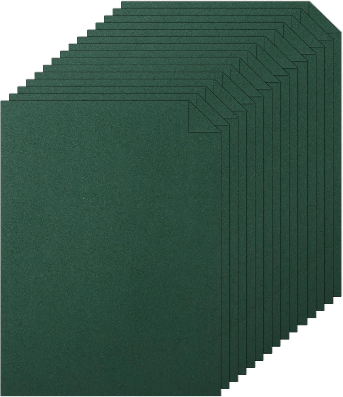 28 Sheets Dark Green Cardstock 8.5 x 11 Craft Paper, 92lb Heavyweight Christmas Green Card Stock