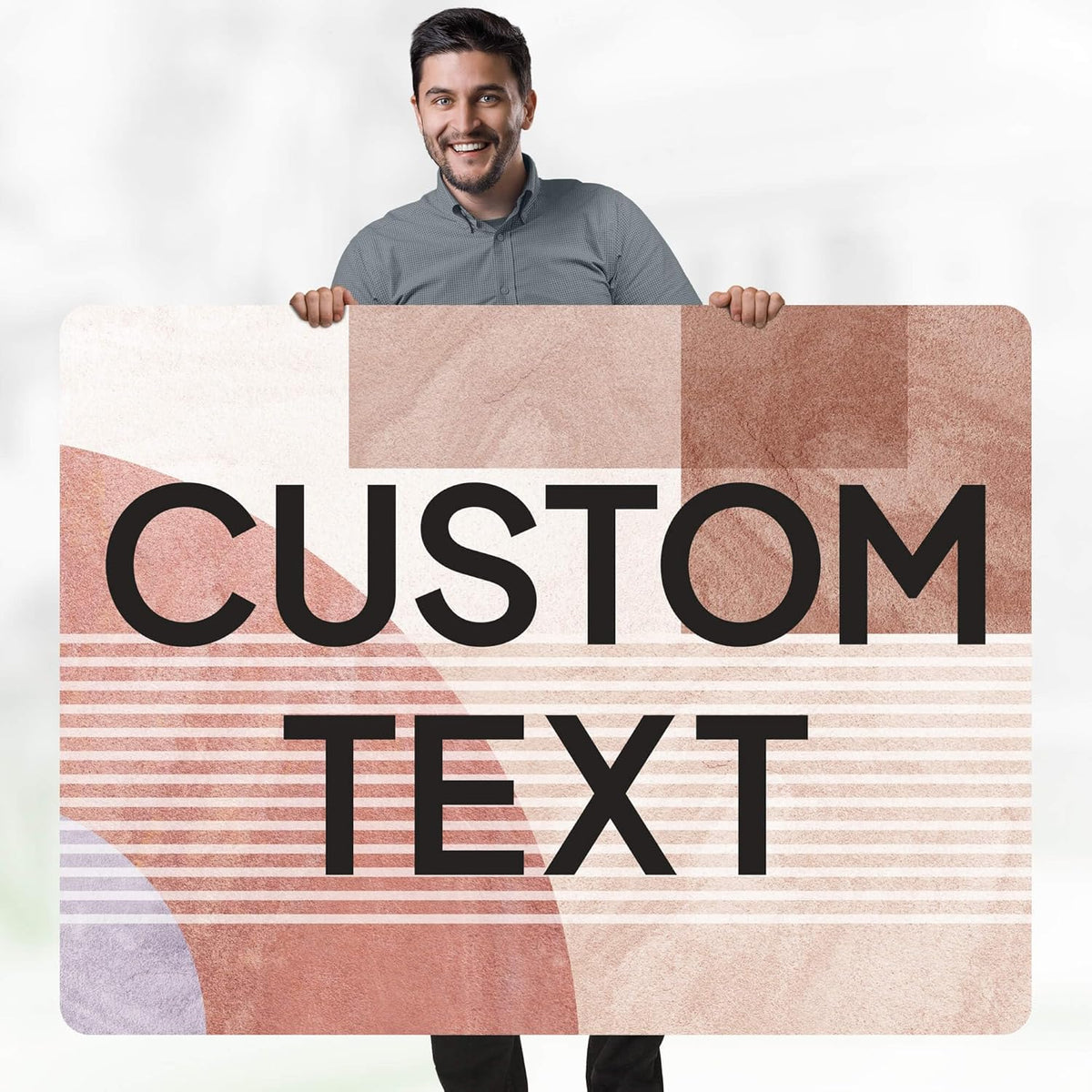 Custom Sign, Custom Street Sign, 11 Font Colors, 13 Font Styles, 4 Hole Options, 22 Sizes, 36x48