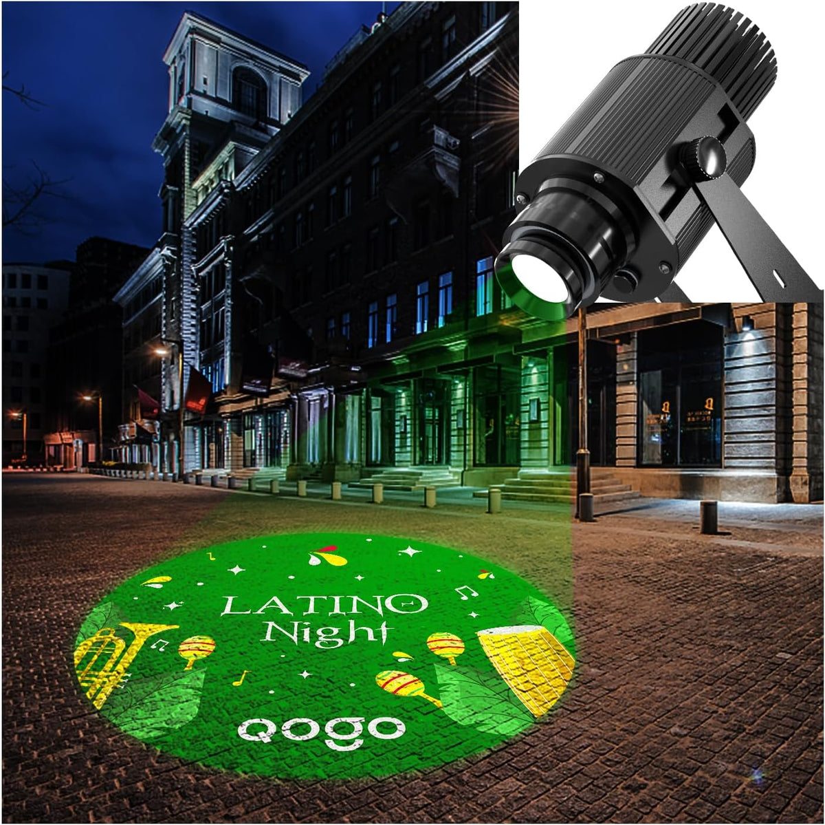 𝐆𝐨𝐛𝐨 𝐩𝐫𝐨𝐣𝐞𝐜𝐭𝐨𝐫 Custom Logo Lens for Bar and Company Business Outside 𝐢𝐩𝟔𝟕
