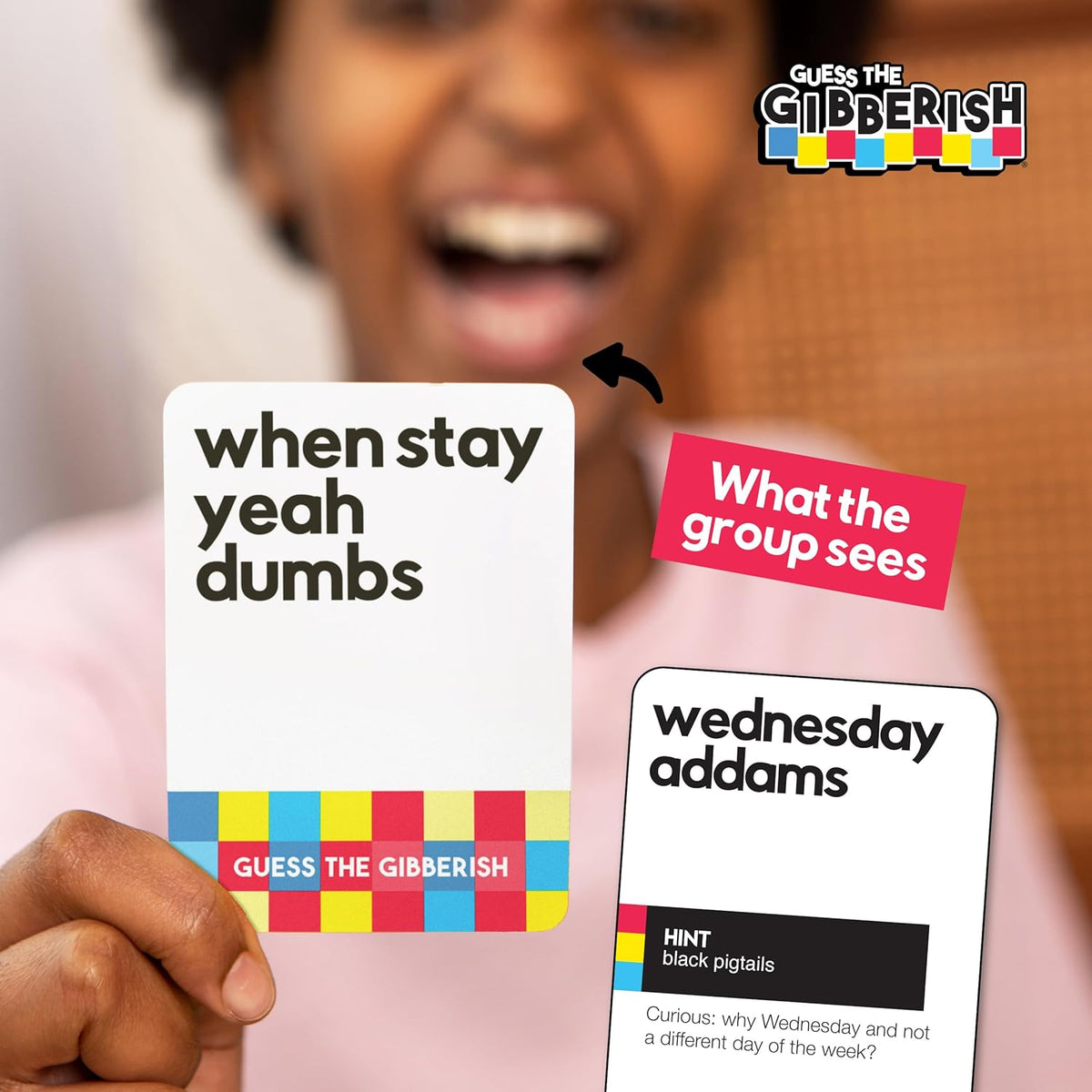 Guess The Gibberish Card Game for Families by Relatable, From The Creators of Incohereant, Fun Kids