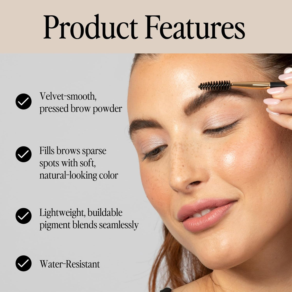 Billion Dollar Brows Eyebrow Powder in Blonde – Achieve Fuller, Fluffier Brows with Buildable