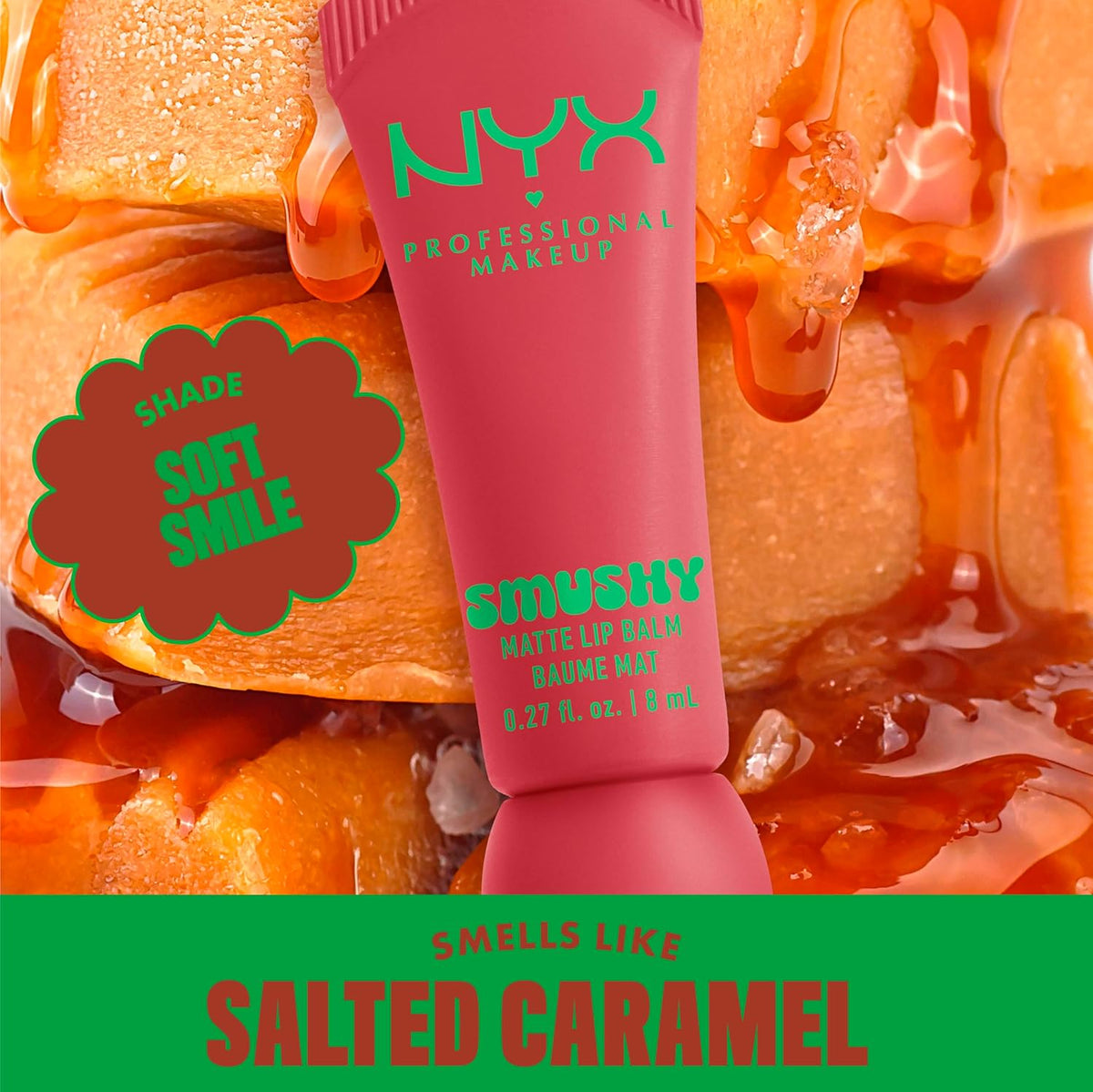 NYX PROFESSIONAL MAKEUP Smushy Matte Lip Balm, Tinted Lip Moisturizer with Soft, Matte Finish