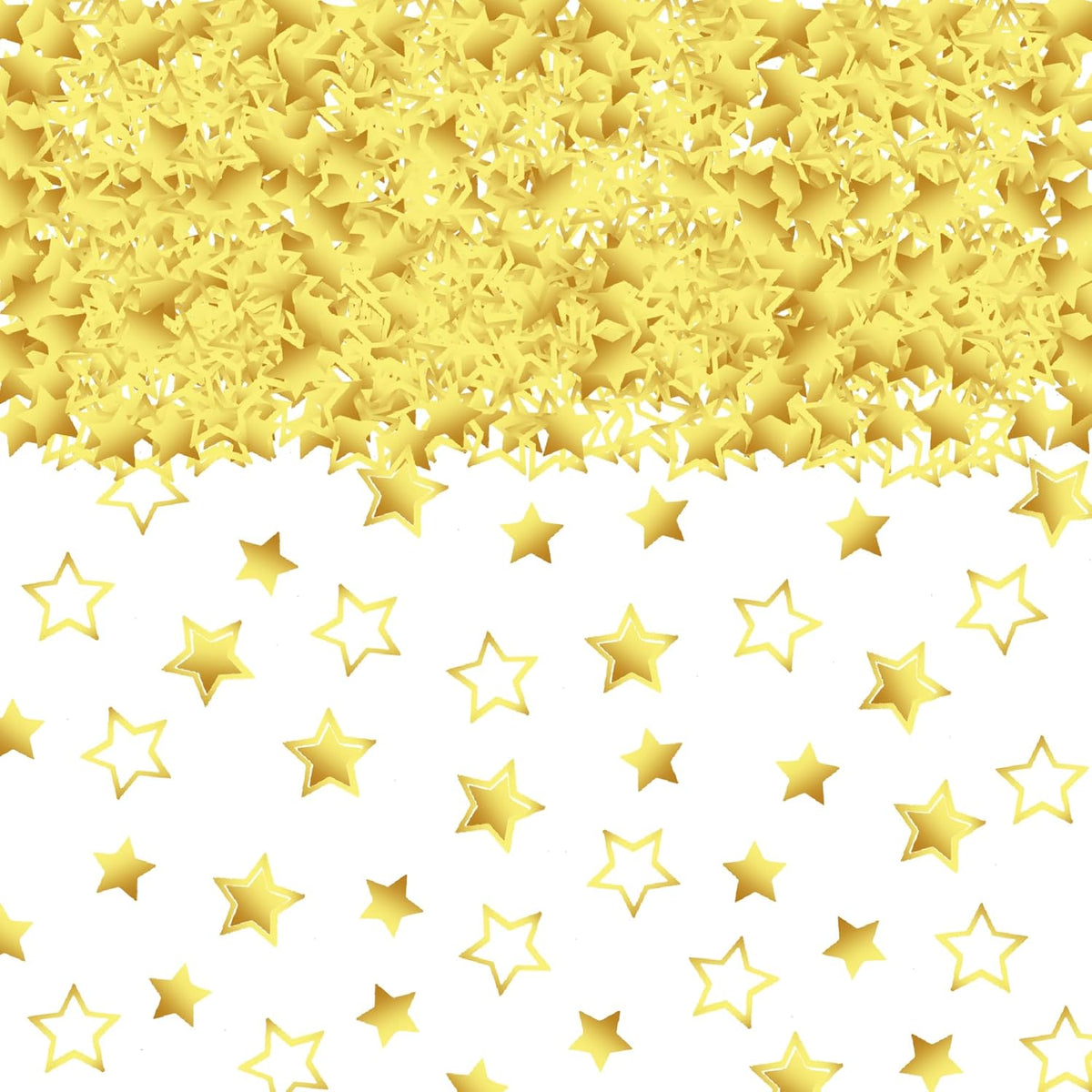 Confetti Star Sequins Table Metallic Foil Sprinkles or DIY Birthday Wedding Engagemetn Christamas