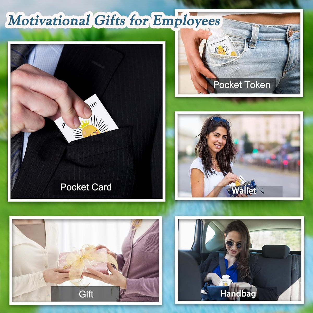 40 Set Positive Potato Bulk Employee Appreciation Gifts for Thank You Staff Back to School Student