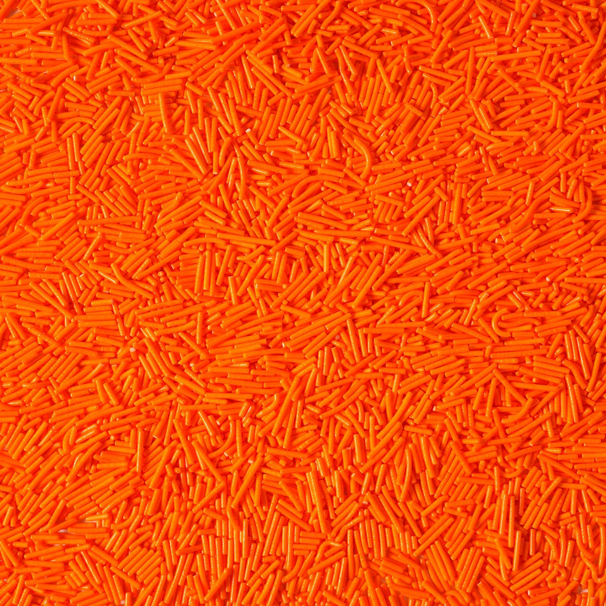 Edible Orange Sprinkles, Jimmies Sprinkle, Orange Sprinkles for Cupcakes, Cakes, Cookies, Macarons