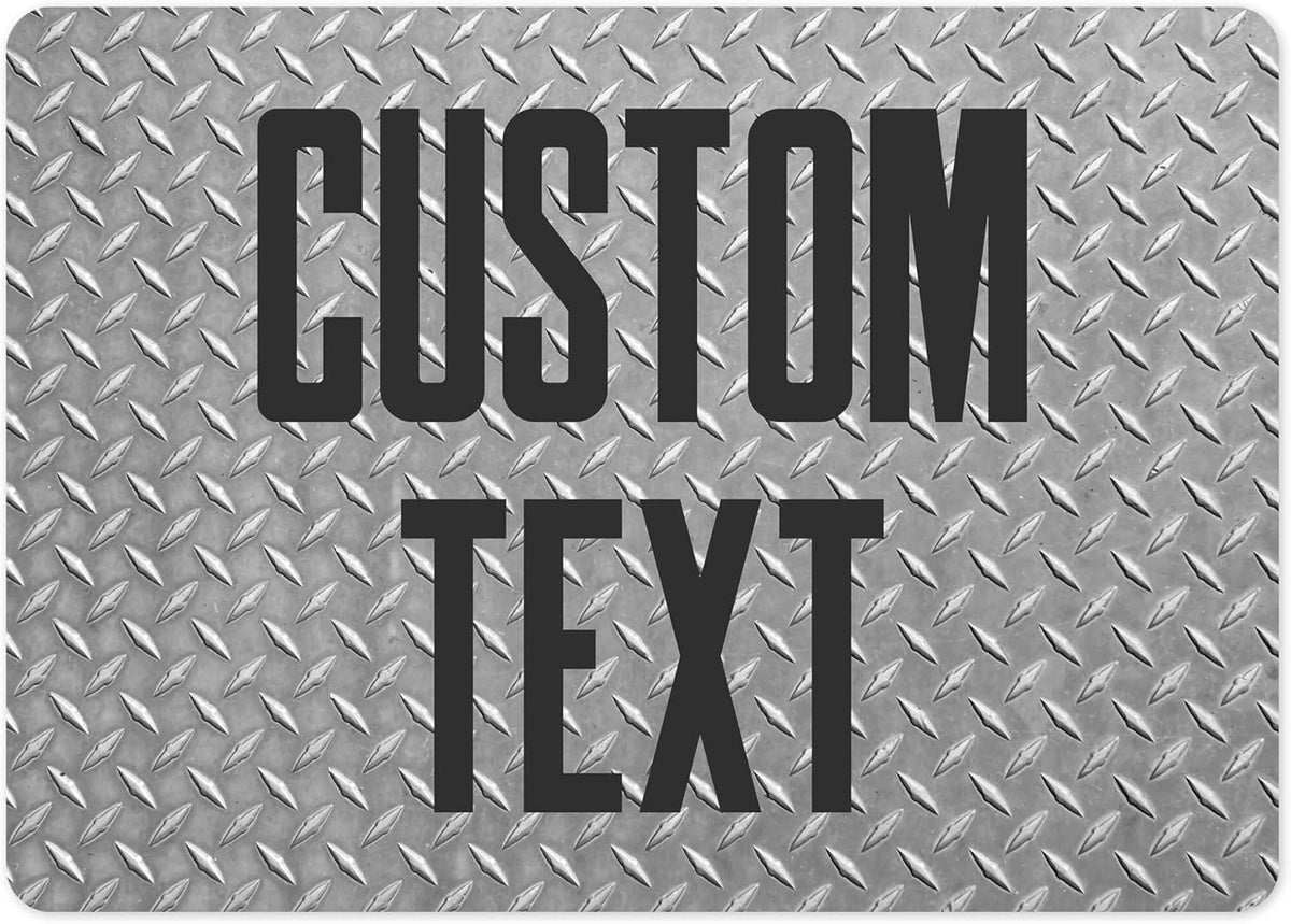 Custom Sign, Custom Street Sign, 11 Font Colors, 13 Font Styles, 4 Hole Options, 22 Sizes, 10x14