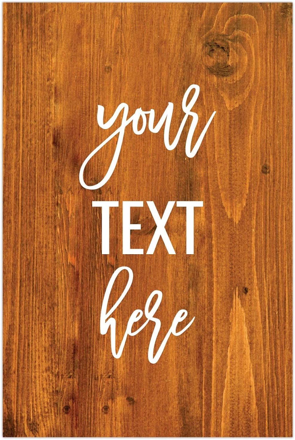 Andaz Press Personalized Extra Large Wedding Easel Board Party Sign, 12x18-inch, Rustic Barn Wood