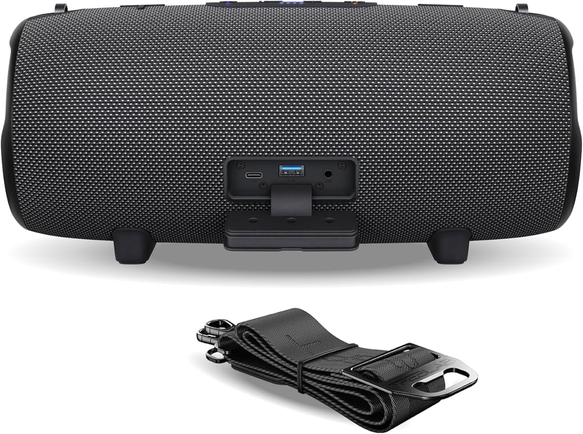 TREBLAB Ultra Loud Wireless Speaker - 60W Stereo Sound with Deep Bass, 20H Playtime, Powerbank