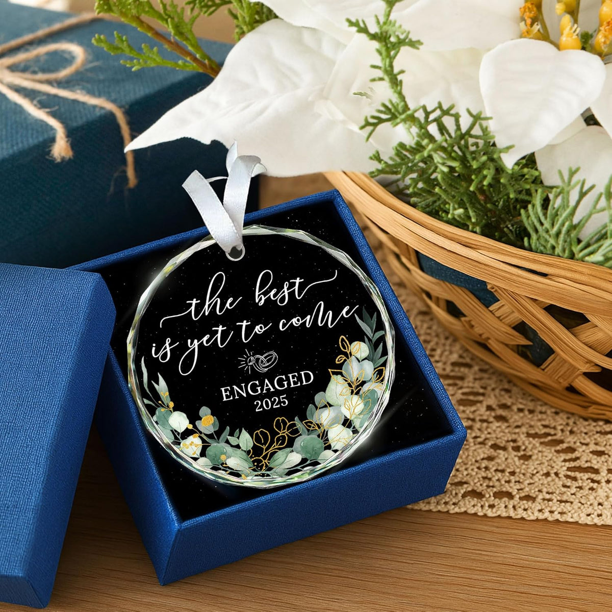 HEXMOZ Engagement Gifts for Couples - Engagement Gift for Newly Engaged Couples, Women, Fiance, Her