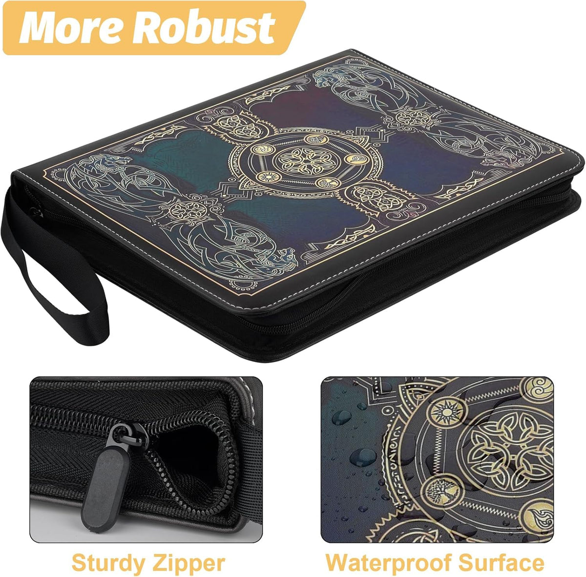 Card Binder for MTG Cards, Premium 9 Pocket Card Binder for Trading Cards, 720 Double Sided Pocket