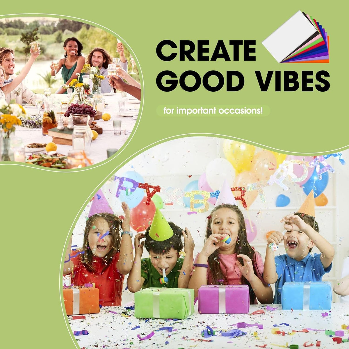 Pureegg Plastic Table Cloth Disposable 10 Pack, 84'' Round Table Cloths, Halloween Party