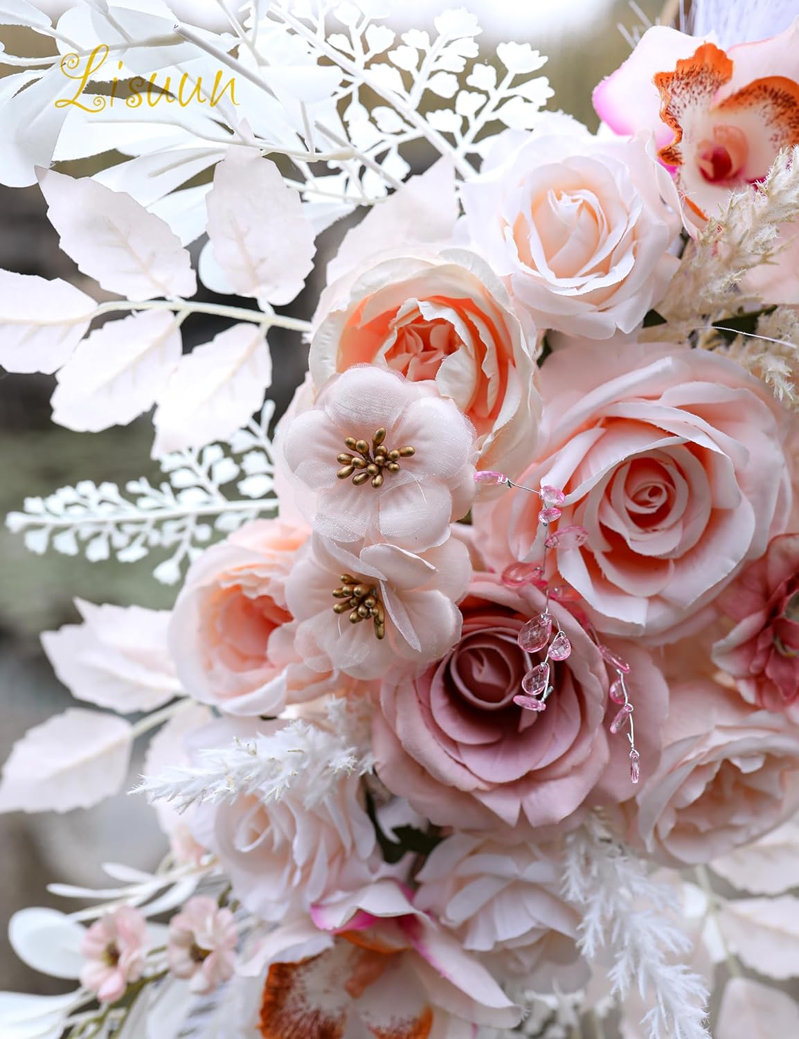 Wedding Arch Flowers, Artificial Flowers for Decoration, Large Flower Swag for Boho Styles Wedding