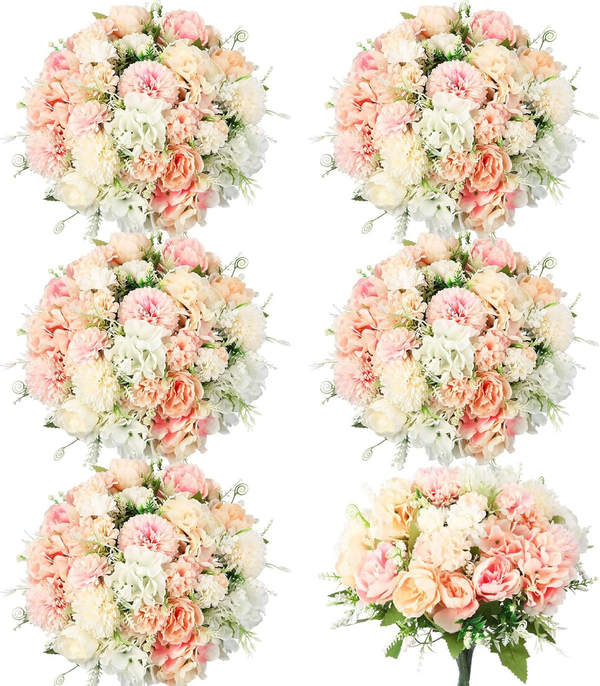 Tigeen Artificial Flowers Artificial Peonies Silk Flowers Faux Peony Fake Peony Silk Hydrangea