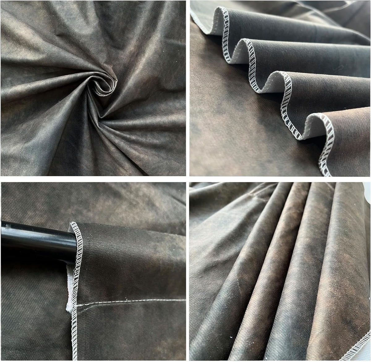 8x10ft Dark Brown Mottled Texture Photography Backdrop for Portrait Photo Studio Prop Abstract