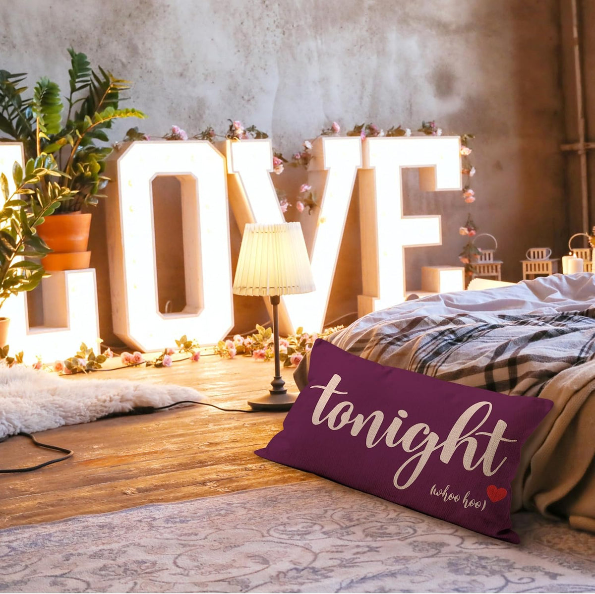 Mancheng-zi Bridal Gift,12x20 Pillow Cover,Bridal Shower Gifts,Funny Couples Reversible Linen