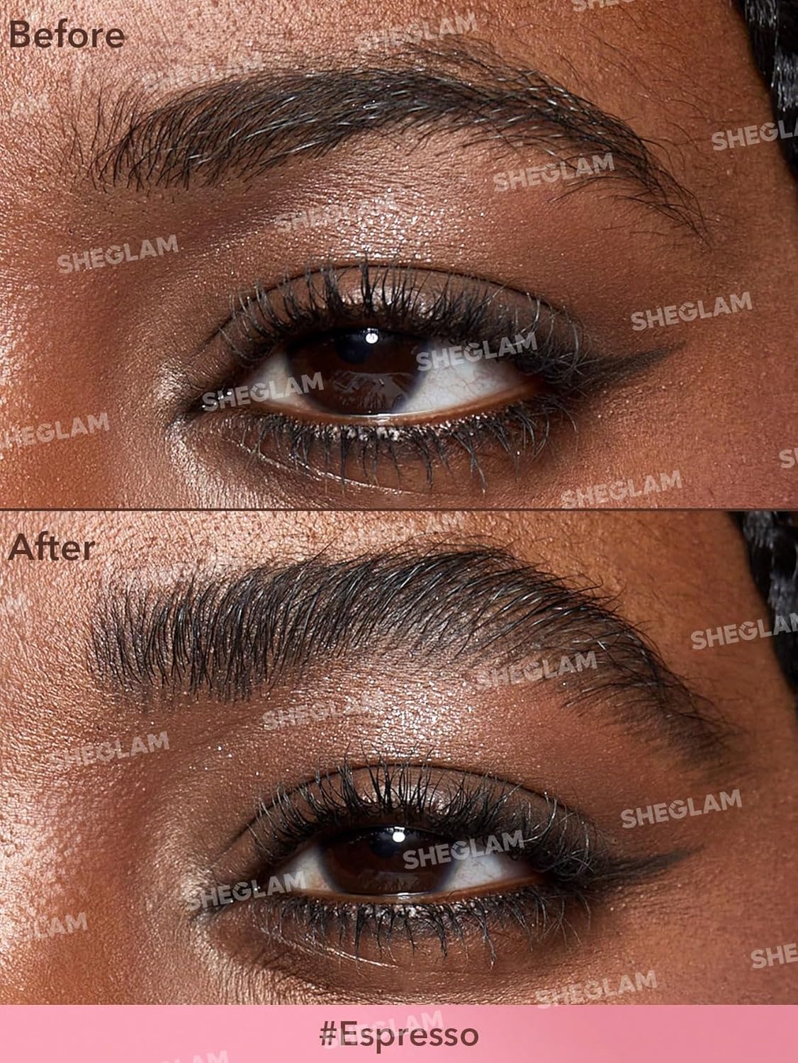 SHEGLAM Brow-Fection Angled Brush & Dip Upgraded Microblading Eyebrow Pen Long Lasting Waterproof