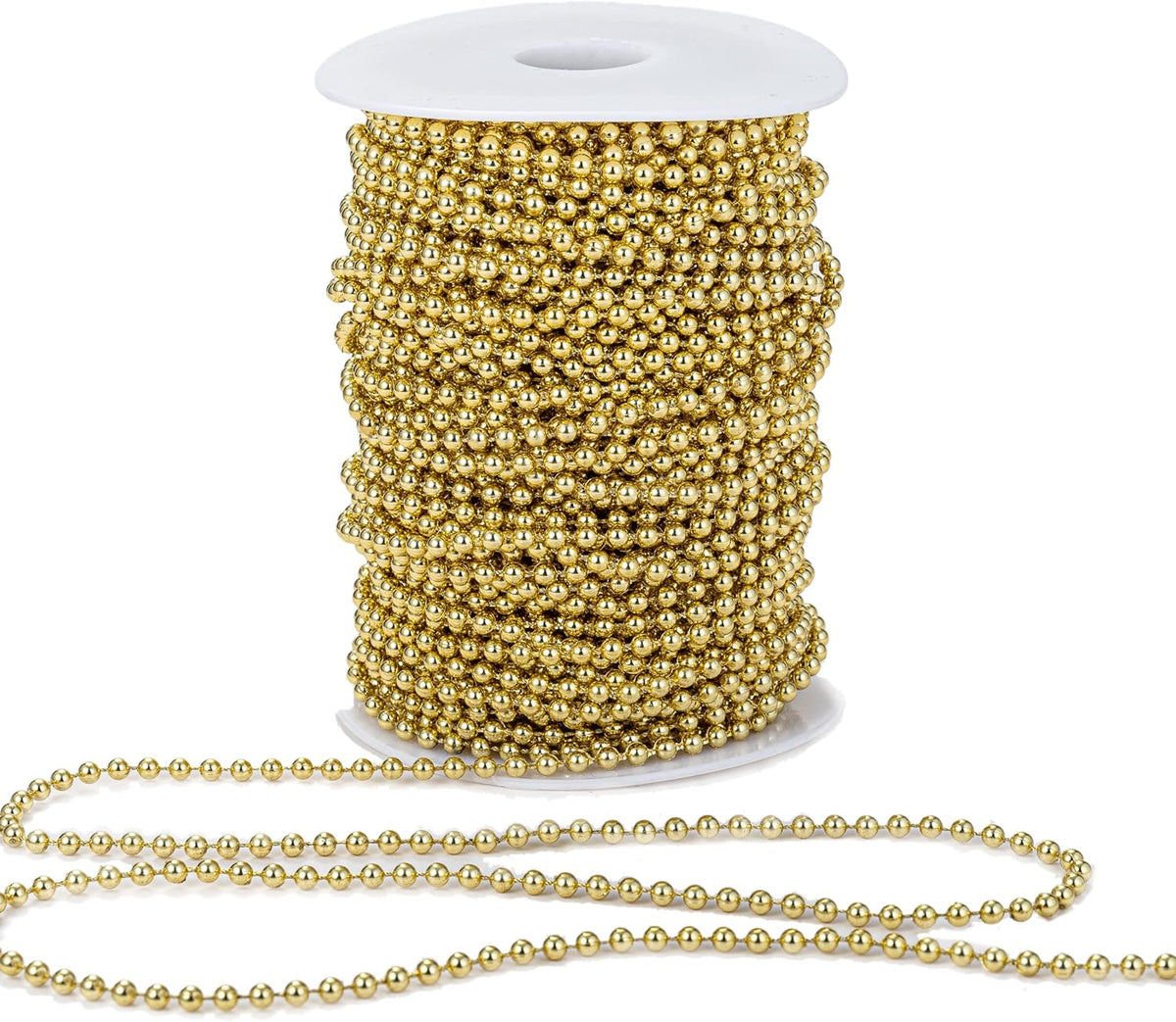 4mm Crafts Faux Pearl Beads Garland Pearl Bead Roll Strand of Pearls to Decorate Floral