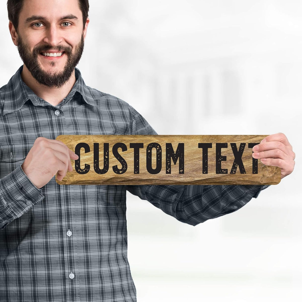 Custom Sign, Custom Street Sign, 11 Font Colors, 13 Font Styles, 4 Hole Options, 22 Sizes, 4x18