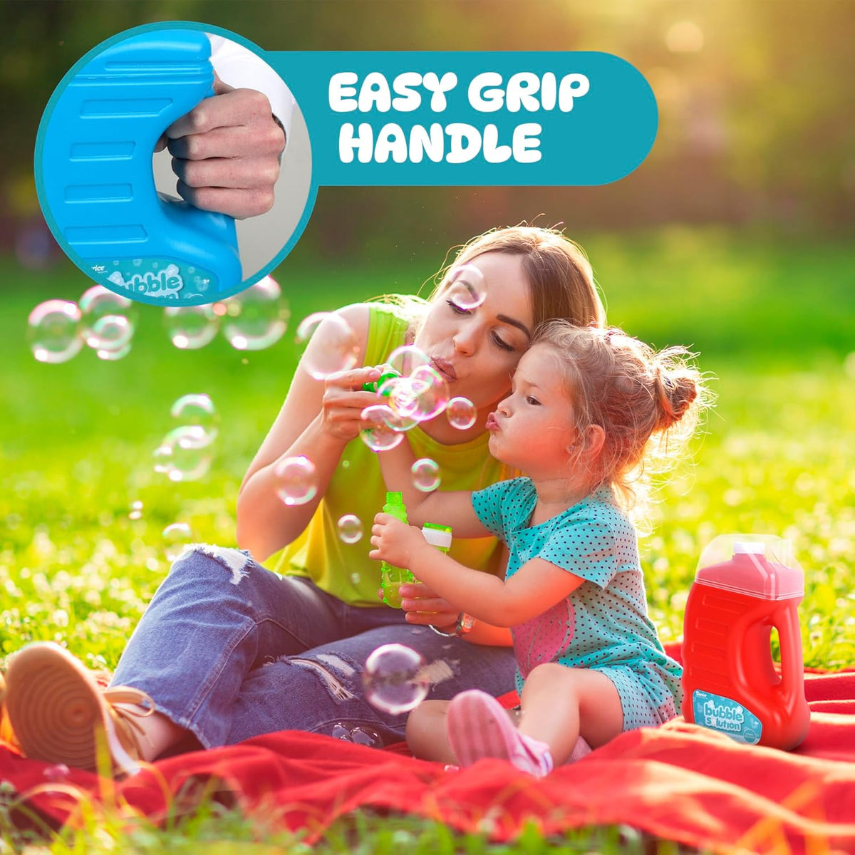 Darice 2 Pack 128oz Bubble Solution Refill for Bubble Machines & Blowers - Easter, Weddings