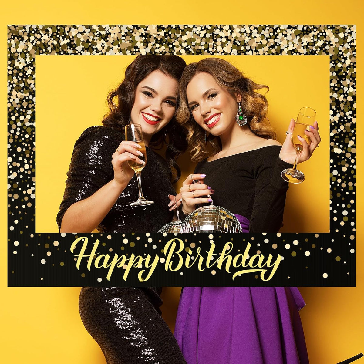 32 x 24 Inch Large Blank DIY Photo Booth Props Picture Frame Party Frame DIY Photo Booth Props