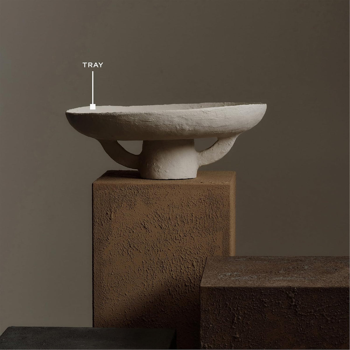 Serax Decorative Tray | Earth interior accessories by Marie Michielssen | Paper Mache Table Decor