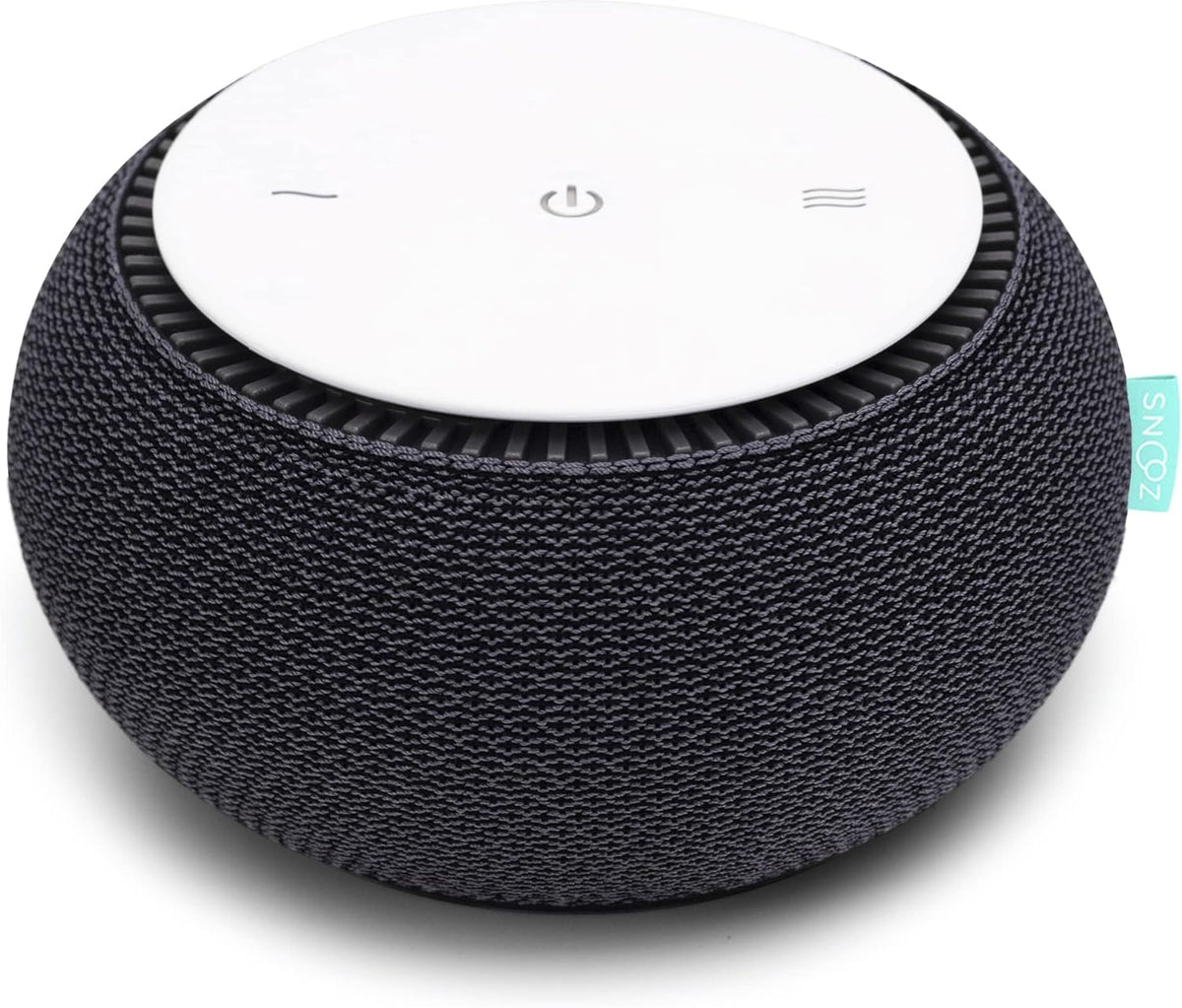 SNOOZ Smart White Noise Sound Machine - Real Fan Inside for Non-Looping White Noise, Sleep Aid for