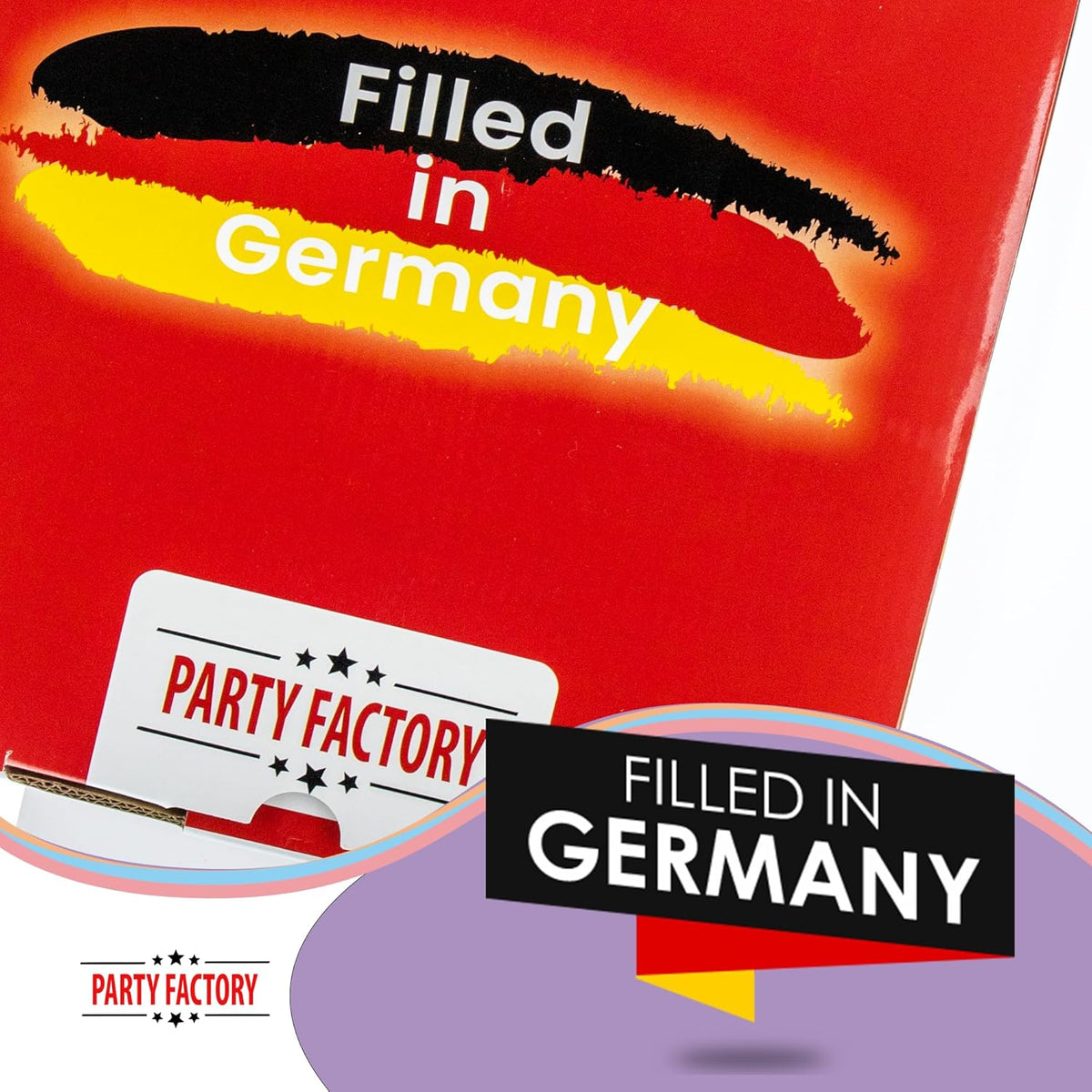 Party Factory Helium Tank for up to 50 Latex Balloons, Helium Cylinder 14.1 cu. ft. Gas with