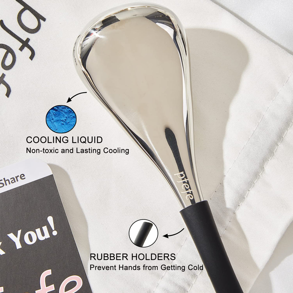 Ice Globes Facial Skin Care Tools for Women Face Eyes, Stainless Steel Face Beauty Cryo Sticks for