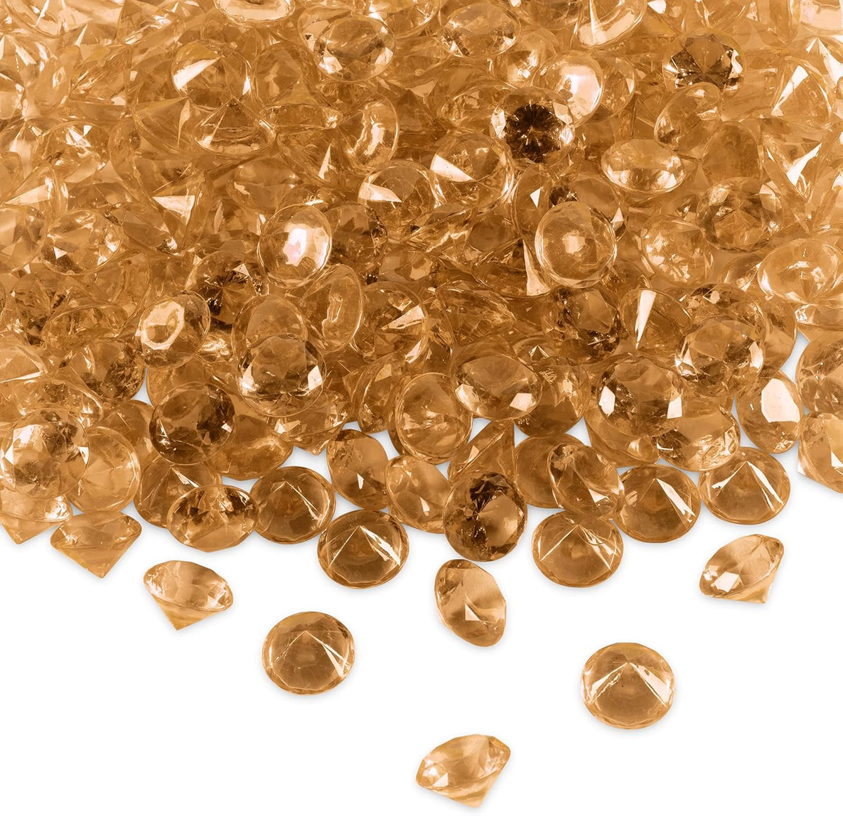 Super Z Outlet Acrylic Color Faux Round Diamond Crystals Treasure Gems for Table Scatters, Vase