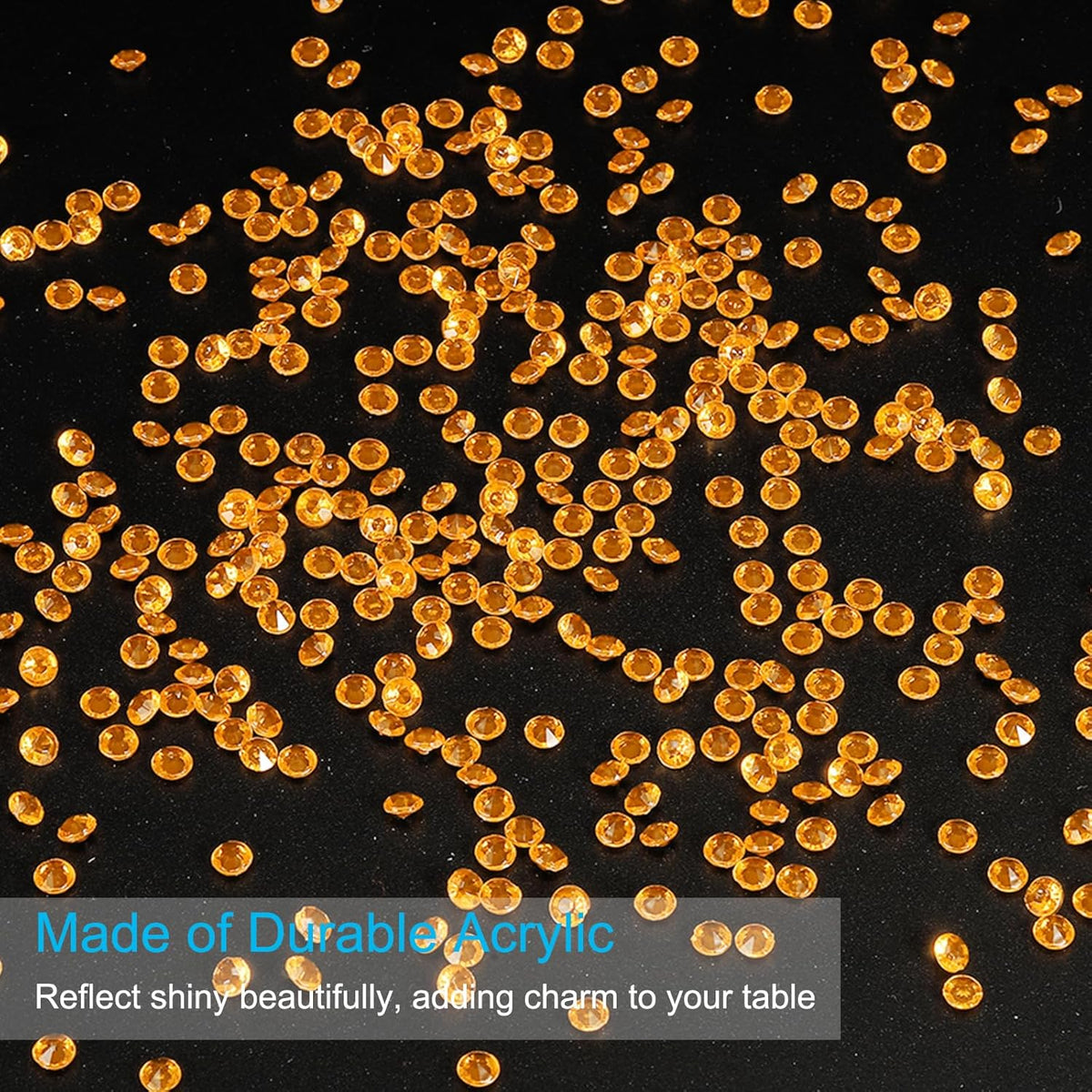 PATIKIL 10000 Pcs Wedding Table Scatter Confetti Crystals 4.5mm Acrylic Diamonds Vase Fillers Gems