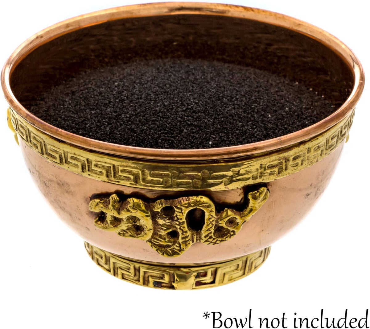 Black Sand - Fine Colored Sand for Ritual Use, Zen Gardens, Incense Burners, Smudging Bowls, Unity