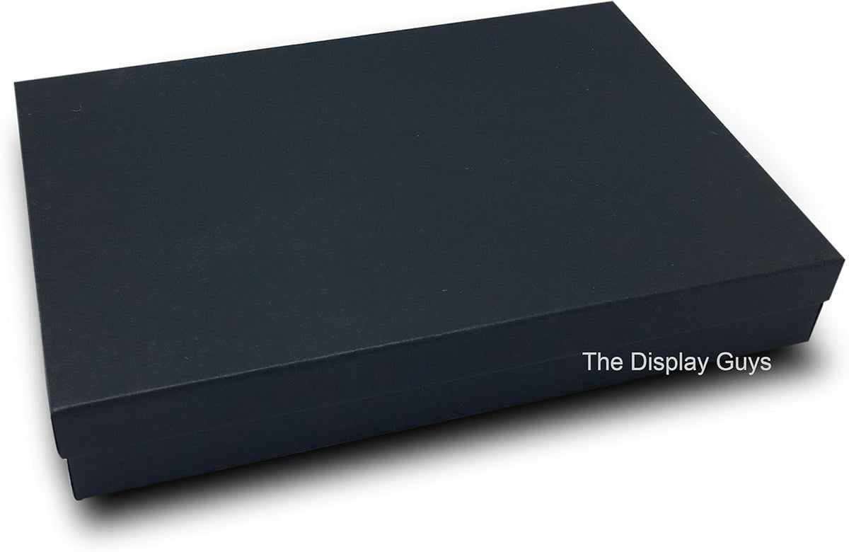 TheDisplayGuys - 25-Pack #53 Kraft Paper Cardboard Gift Boxes/Jewelry Cases w. Cotton Padding & Lid
