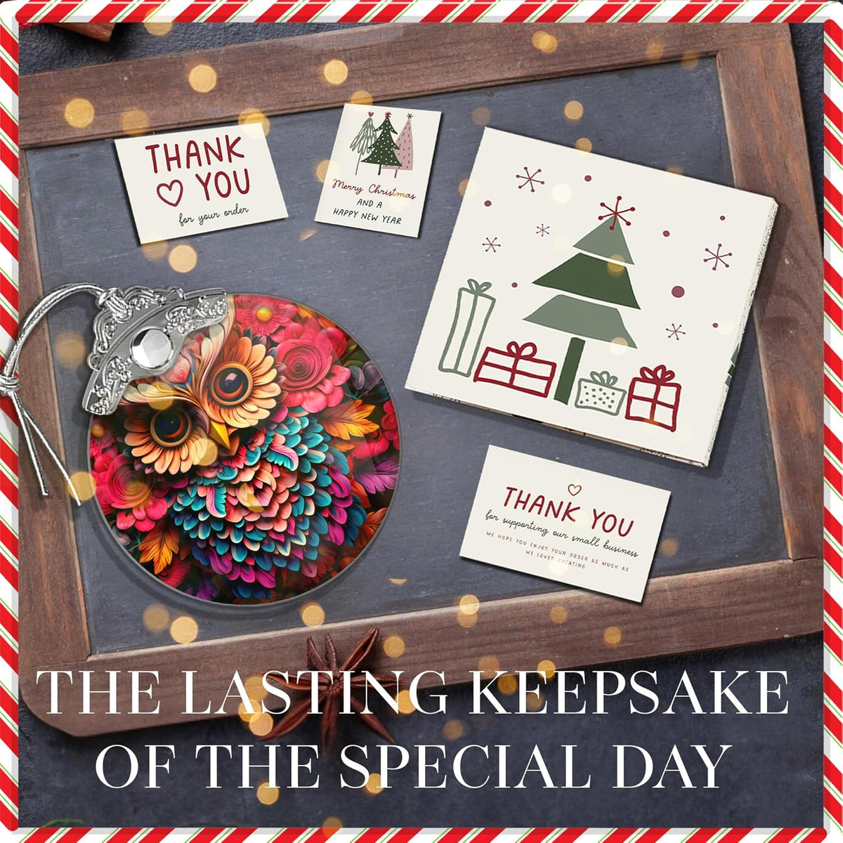 Christmas Ornament 2025, Holiday Decoration, White Elephant Gift for Adults, Christian Present for