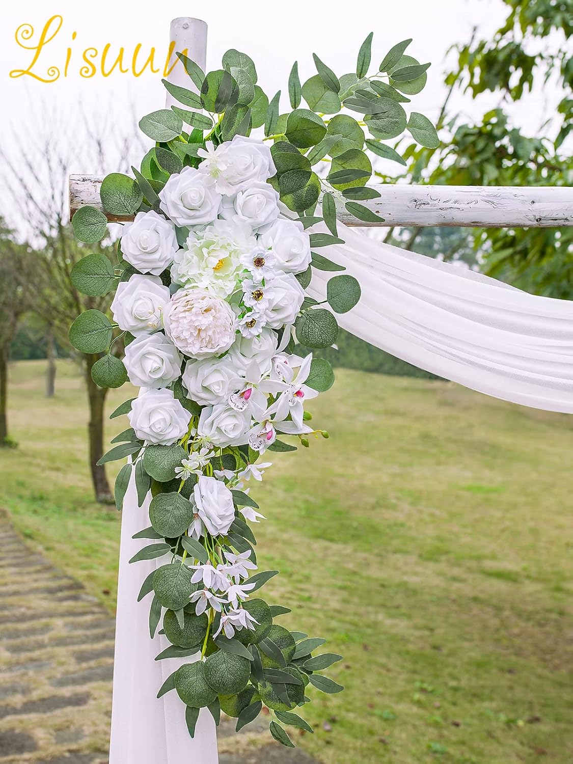 Wedding Arch Flowers, Artificial Flowers for Decoration, Large Flower Swag for Boho Styles Wedding