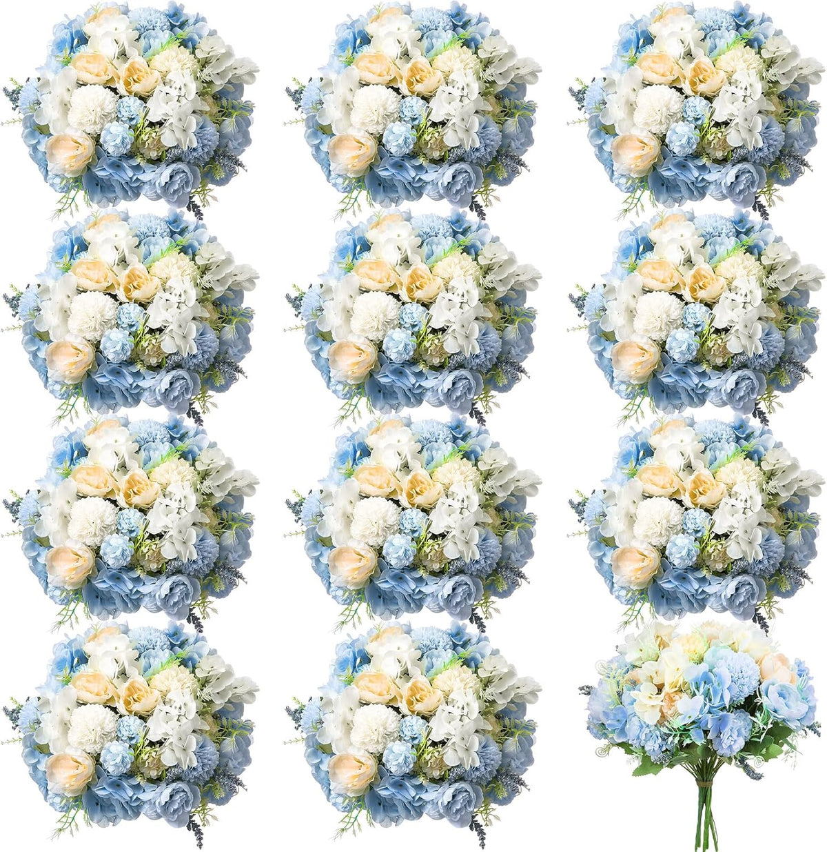 Tigeen Artificial Flowers Artificial Peonies Silk Flowers Faux Peony Fake Peony Silk Hydrangea