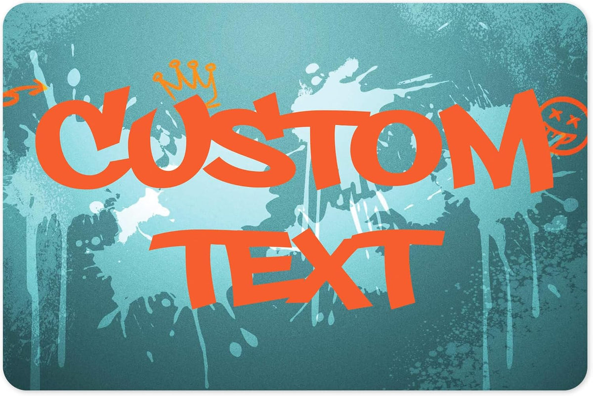 Custom Sign, Custom Street Sign, 11 Font Colors, 13 Font Styles, 4 Hole Options, 22 Sizes, 12x18