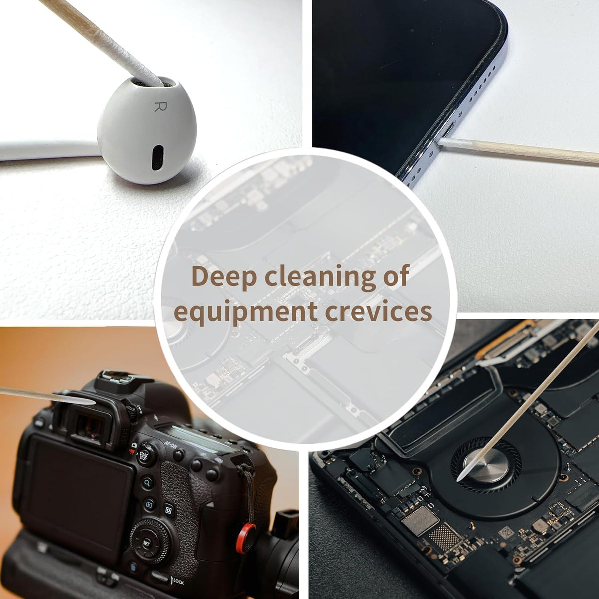 600PCS Pointed Cotton Swabs - Precision Tip Cotton Swabs - 4 Inch Microblading Cotton Swabs