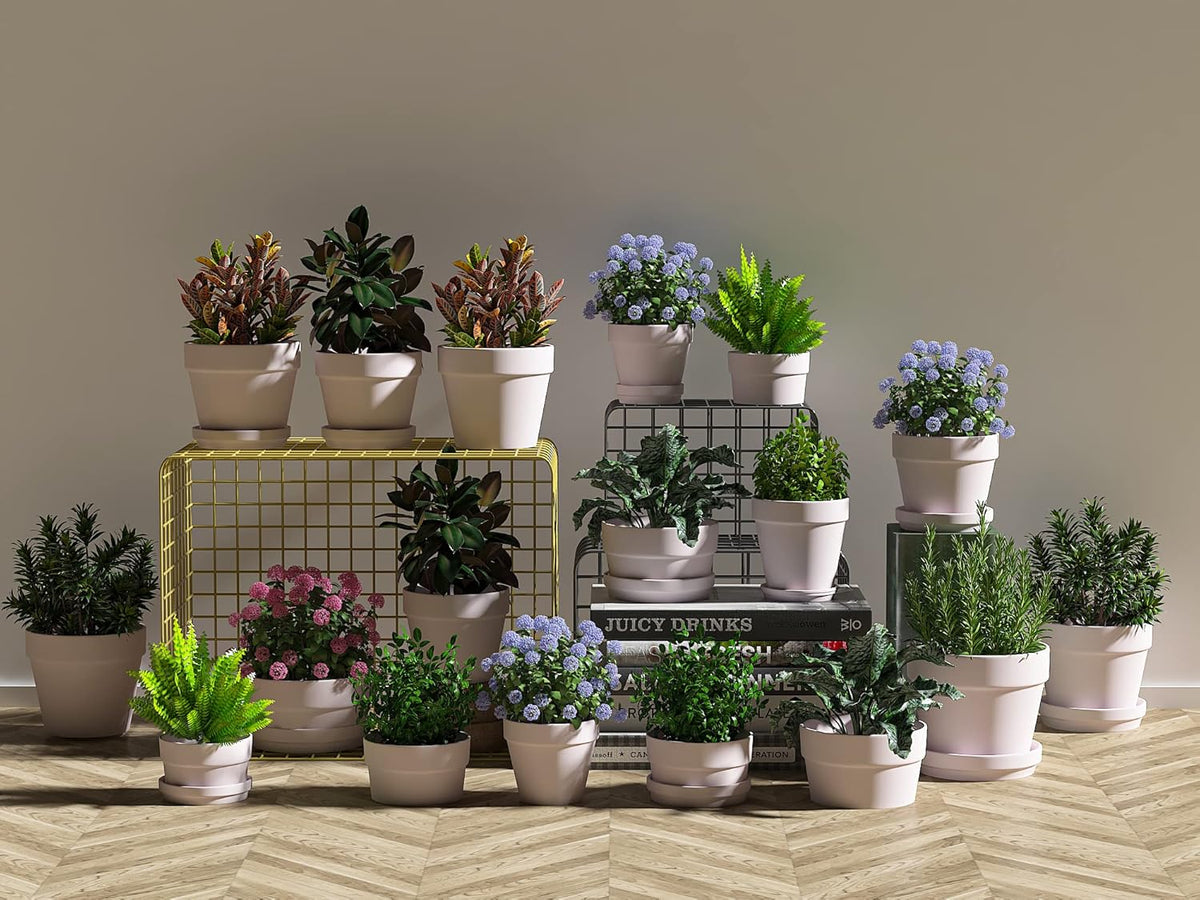 54 Pcs Small Mini Pink Clay Pots 2.1'' Terracotta Pot Clay Ceramic Pottery Planter Cactus Flower