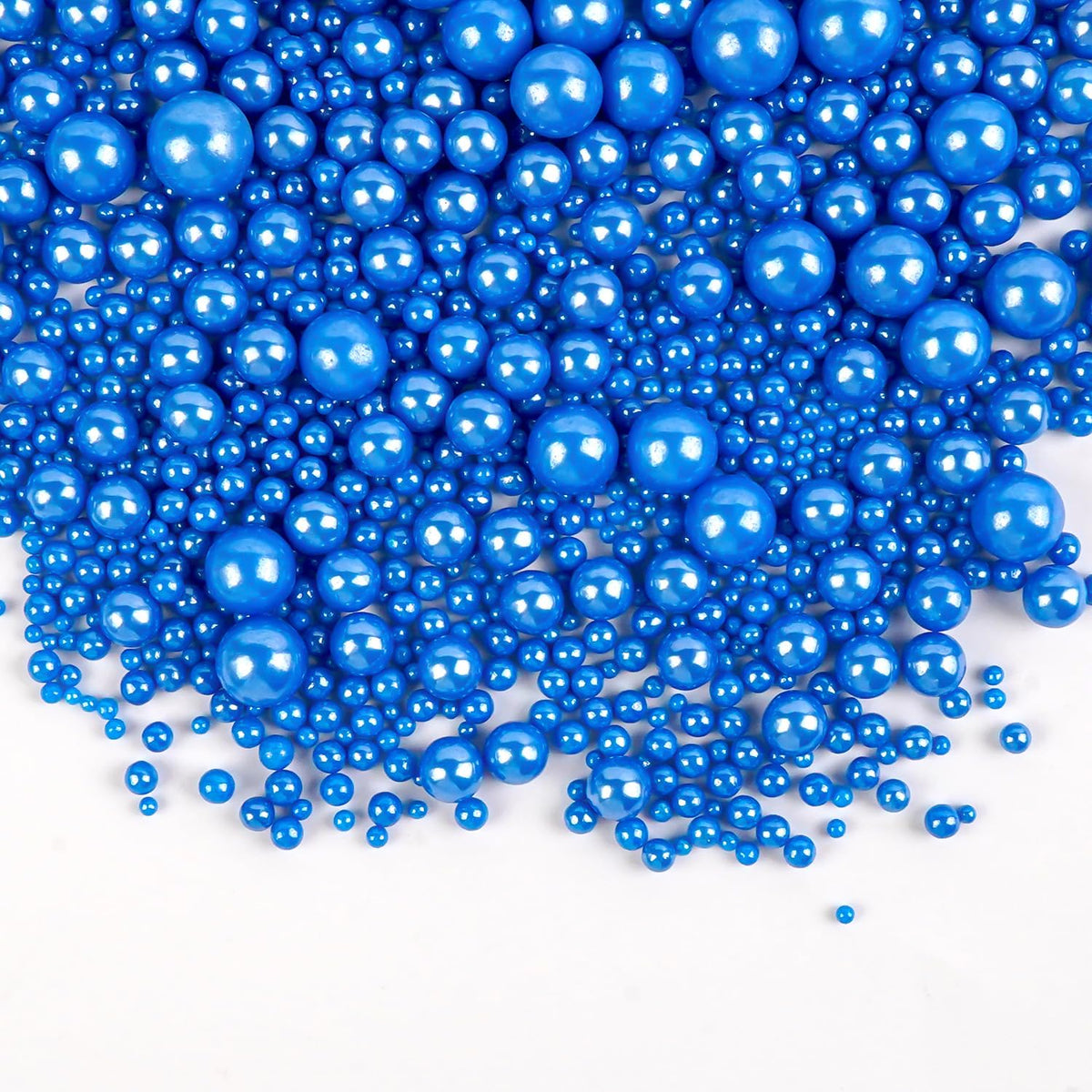 Edible Blue Sugar Sprinkles, Edible Sprinkles for Cake Decorating, Cupcake Toppers, Cake