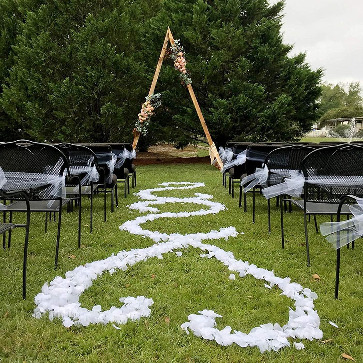 ocharzy 3000pcs Rose Petals Artificial Flower Petals Non-Woven Flower Rose Petals for Wedding