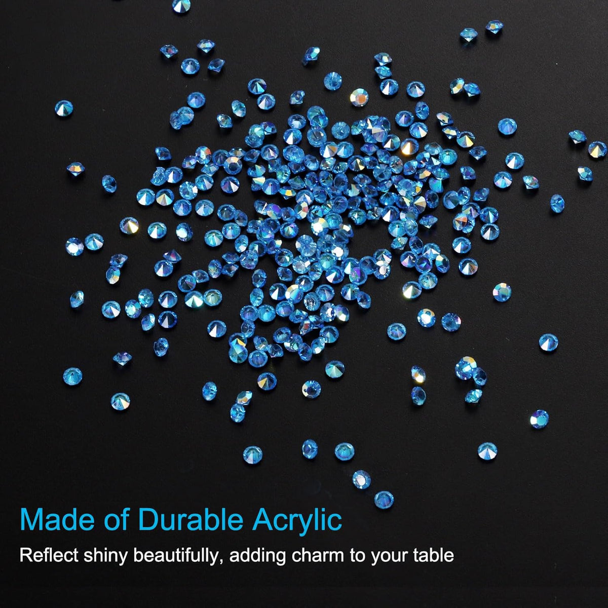 PATIKIL 14000Pcs Wedding Table Scatter Confetti Crystals 3mm Acrylic Diamonds Vase Fillers Gems for