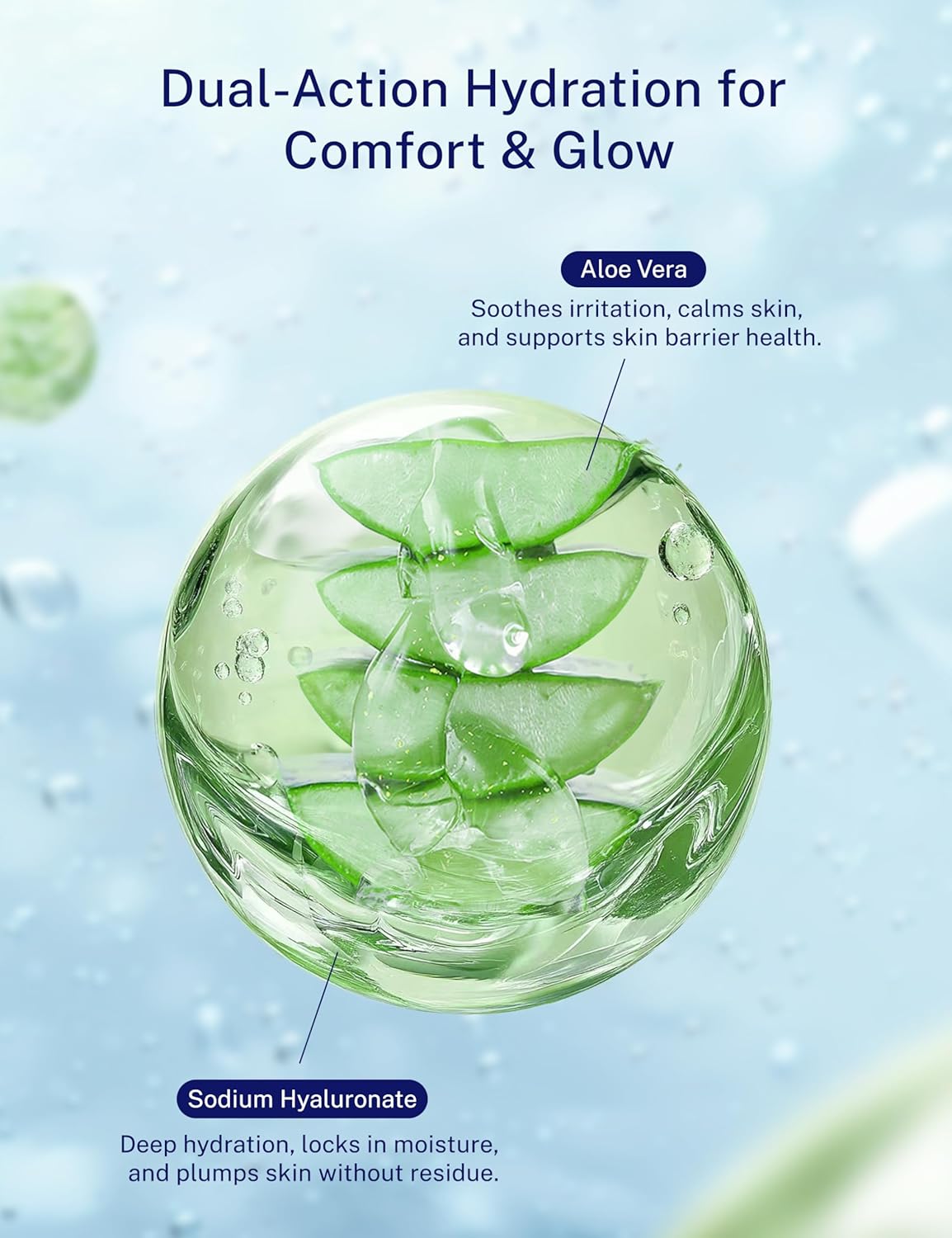 10oz Microcurrent Conductive Gel – Hydrating Gel with Hyaluronic Acid & Aloe Vera – Fragrance-Free