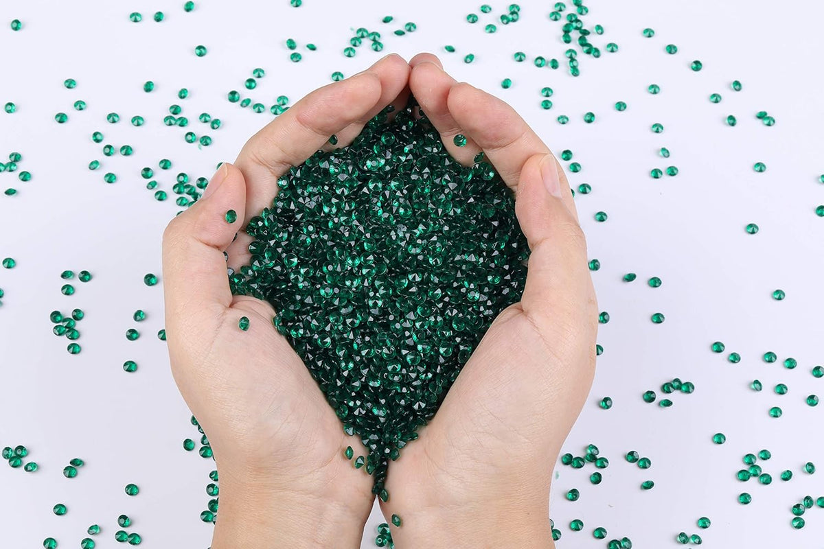 10000 pcs/Pack Wedding Table Scatter Confetti Crystals Acrylic Diamonds Vase Fillers 4.5 mm