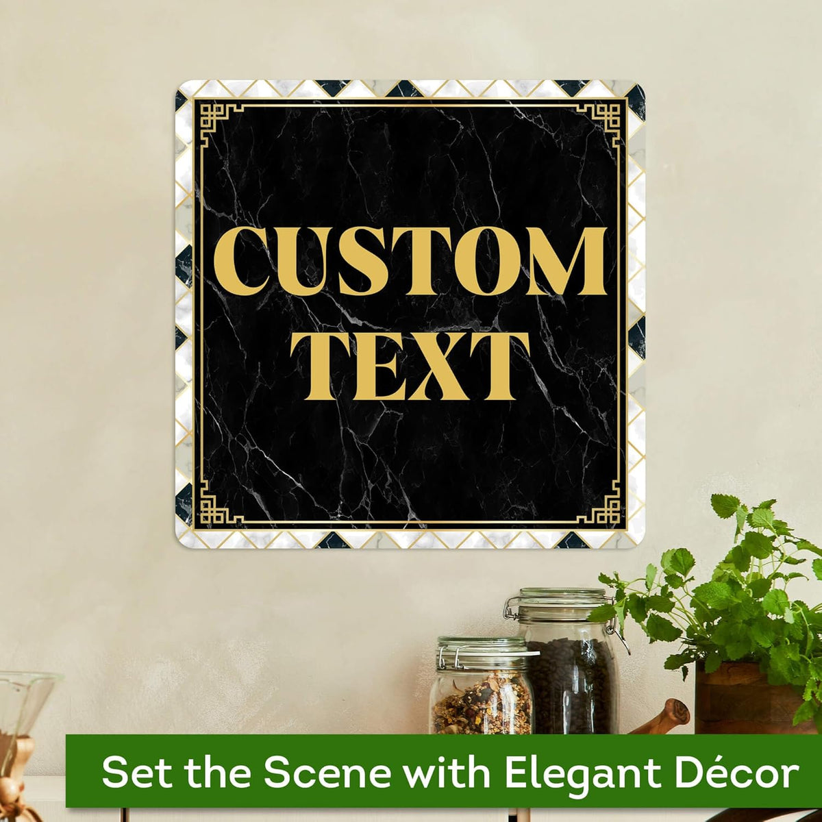 Custom Sign, Custom Street Sign, 11 Font Colors, 13 Font Styles, 4 Hole Options, 22 Sizes, 12x12