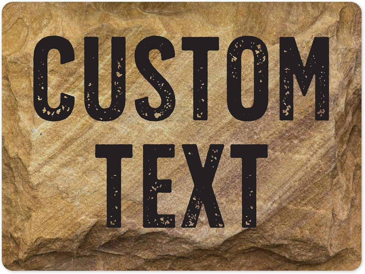 Custom Sign, Custom Street Sign, 11 Font Colors, 13 Font Styles, 4 Hole Options, 22 Sizes, 36x48