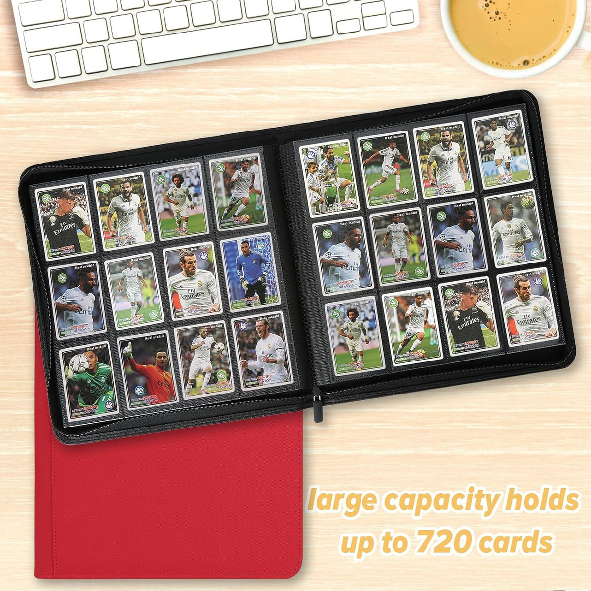 Trading Card Binder 12 Pocket, 720 Pockets Card Binders, Card Collection Binder, Card Album Folder