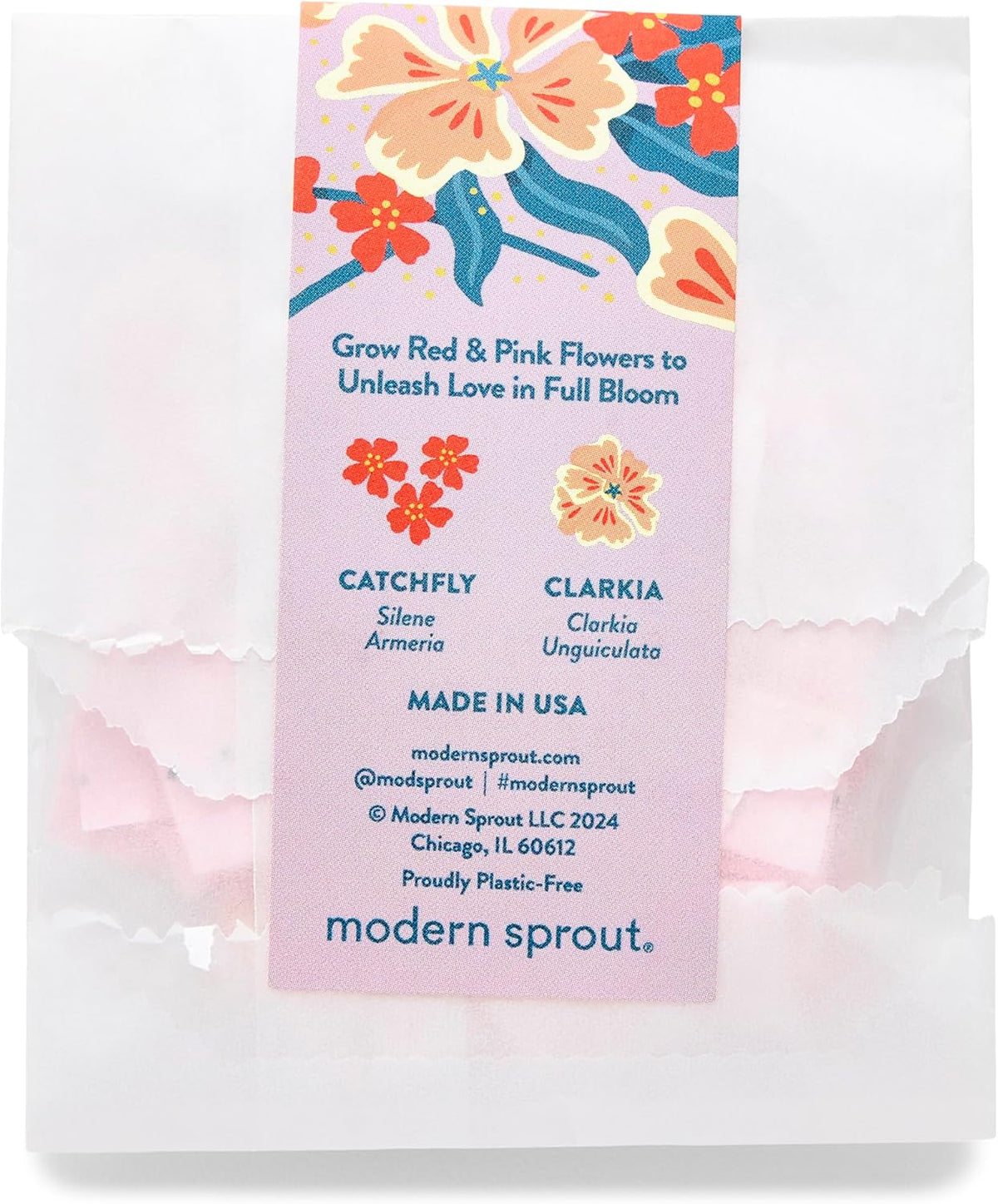 Modern Sprout Plantable Seed Paper Confetti Poppers Refill Packs (12 Pack/100pc) - Plastic-Free
