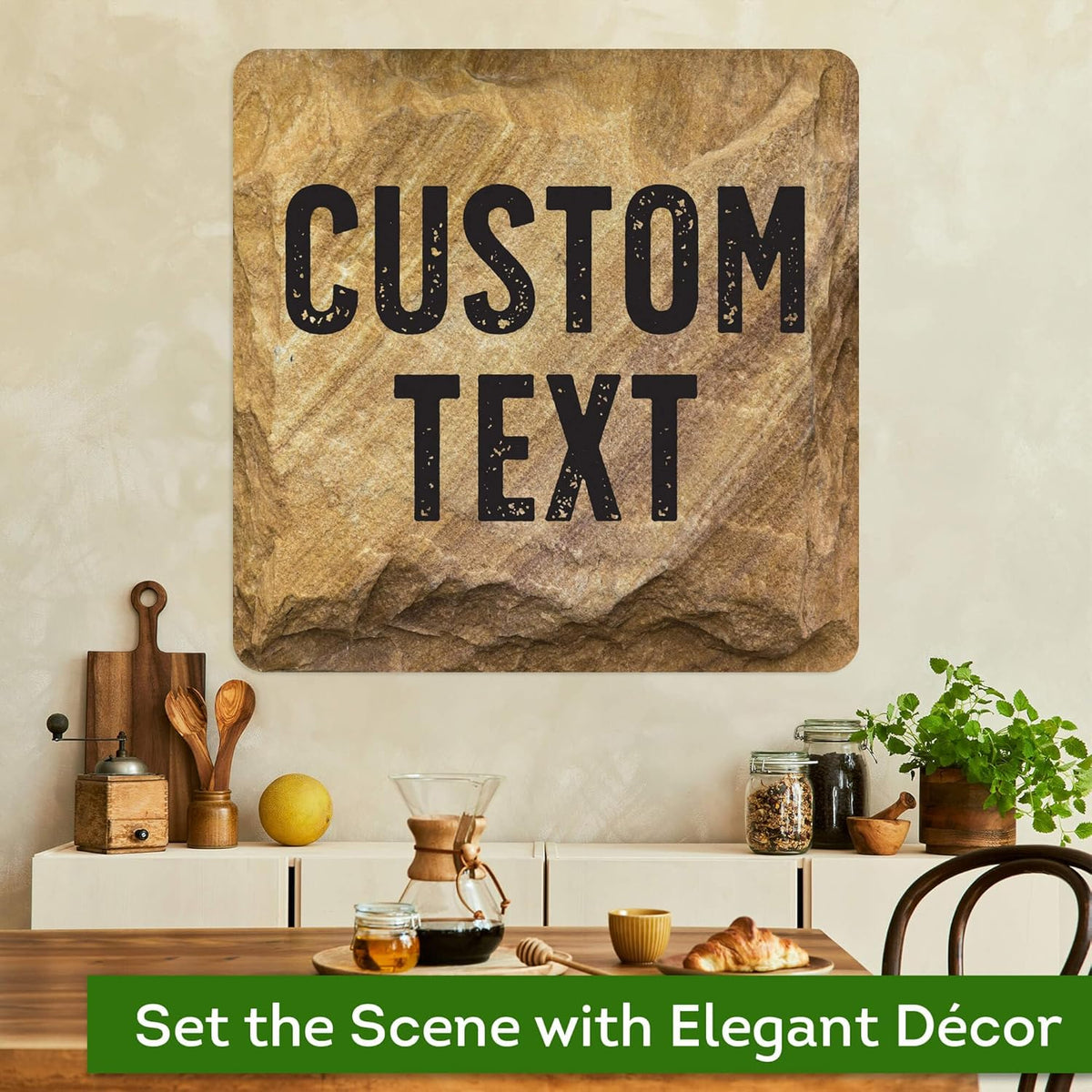 Custom Sign, Custom Street Sign, 11 Font Colors, 13 Font Styles, 4 Hole Options, 22 Sizes, 24x24
